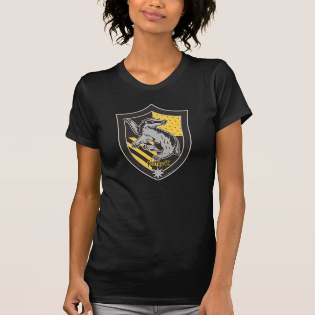 Camiseta Harry Potter | Escudo del Orgullo de la Casa Huffl (Anverso)