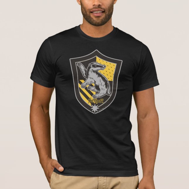 Camiseta Harry Potter | Escudo del Orgullo de la Casa Huffl (Anverso)