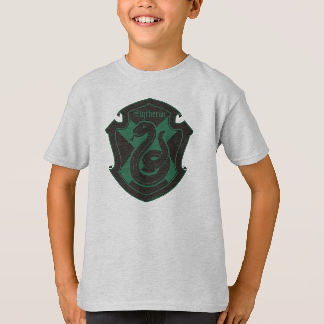 Camiseta Harry Potter | Escudo del Orgullo de Slytherin Hou (Anverso)
