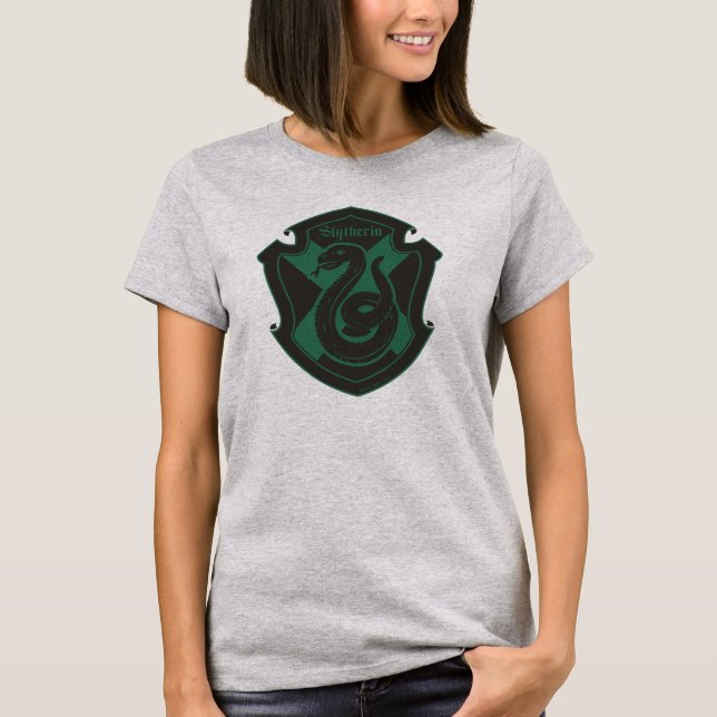 Camiseta Harry Potter| Escudo del Orgullo de Slytherin Hous (Anverso)