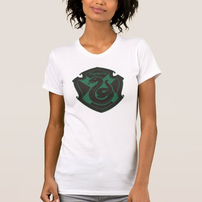 Camiseta Harry Potter| Escudo del Orgullo de Slytherin Hous (Anverso)