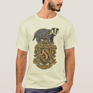 Camiseta Harry Potter Escudo Hufflepuff con Badger