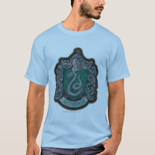 Camiseta Harry Potter  Escudo Retro Mighty Slytherin