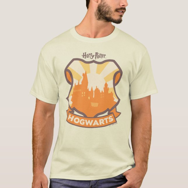 Camiseta HARRY POTTER™ | Escudo Summer Magic HOGWARTS™ (Anverso)
