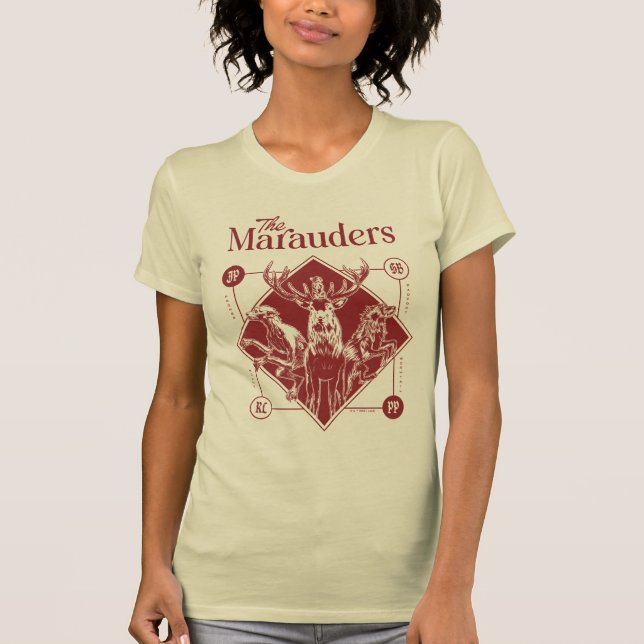Camiseta HARRY POTTER™ Gráfico de Animagus de Los Merodeado (Anverso)