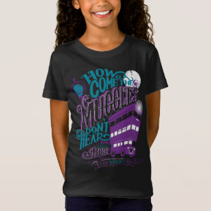 Camiseta Harry Potter  Gráfico de la tipografía de los auto