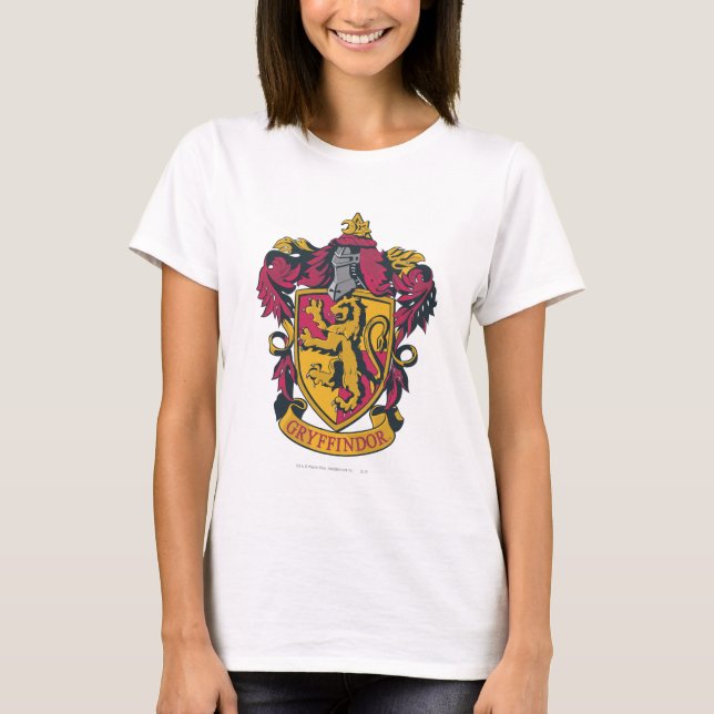 Camiseta Harry Potter | Gryffindor Crest Gold and Red (Anverso)