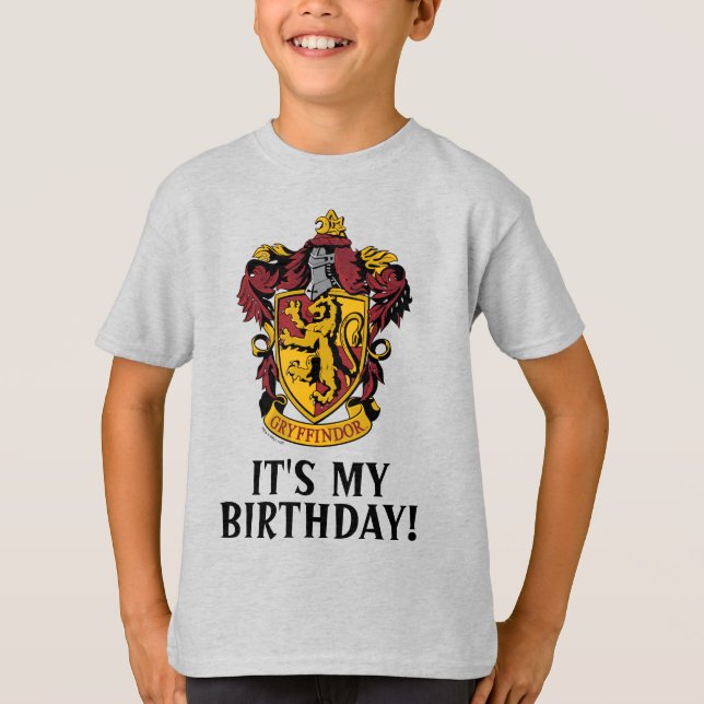 Camiseta Harry Potter | Gryffindor - Es mi cumpleaños (Anverso)