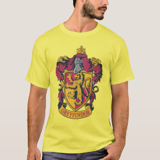 Camiseta Harry Potter| Gryffindor Escudo Gold y Red