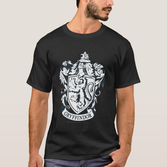 Camiseta Harry Potter | Gryffindor Stencil Sketch (Anverso)