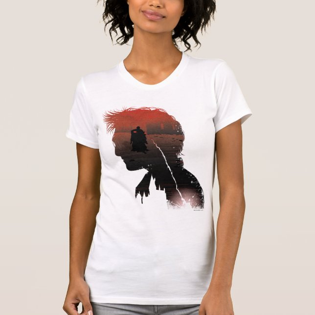 Camiseta Harry Potter| Harry y Voldemort Wizard Duel (Anverso)