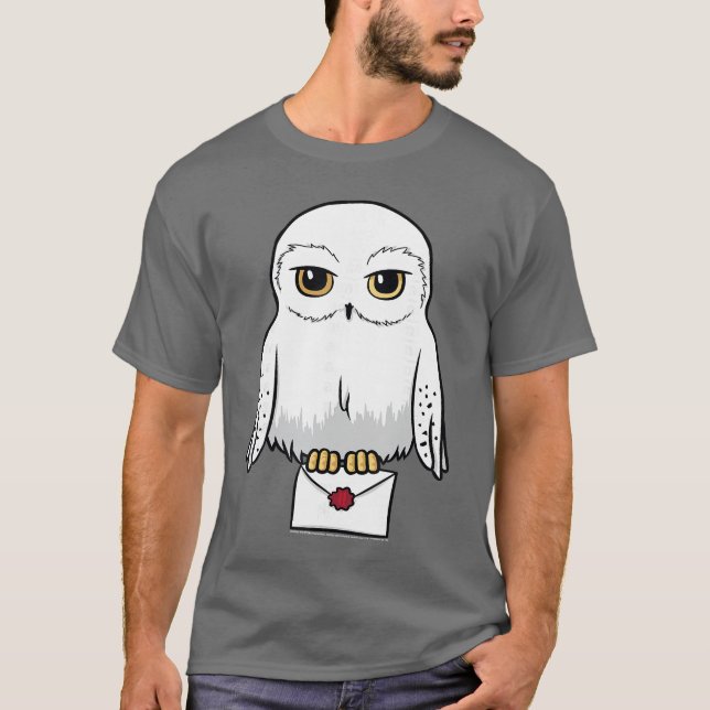 Camiseta Harry Potter Hedwig Cute retrato de dibujos animad (Anverso)