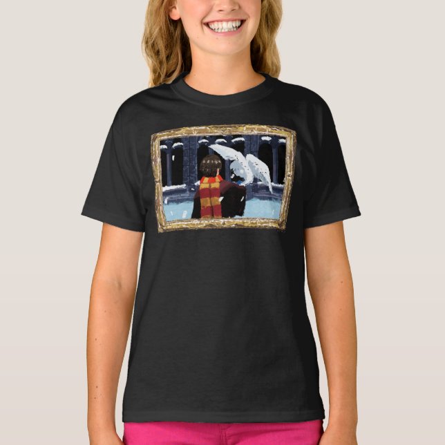 Camiseta HARRY POTTER™ & Hedwig en la nieve (Anverso)