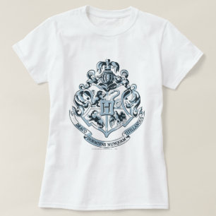 Camiseta Harry Potter   Hogwarts Crest - Blue