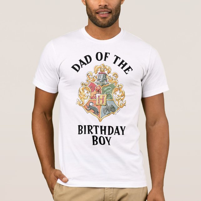 Camiseta Harry Potter | Hogwarts - Papá del niño de cumplea (Anverso)