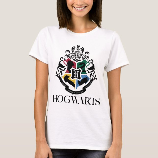 Camiseta Harry Potter | HOGWARTS™ Pride School Crest (Anverso)