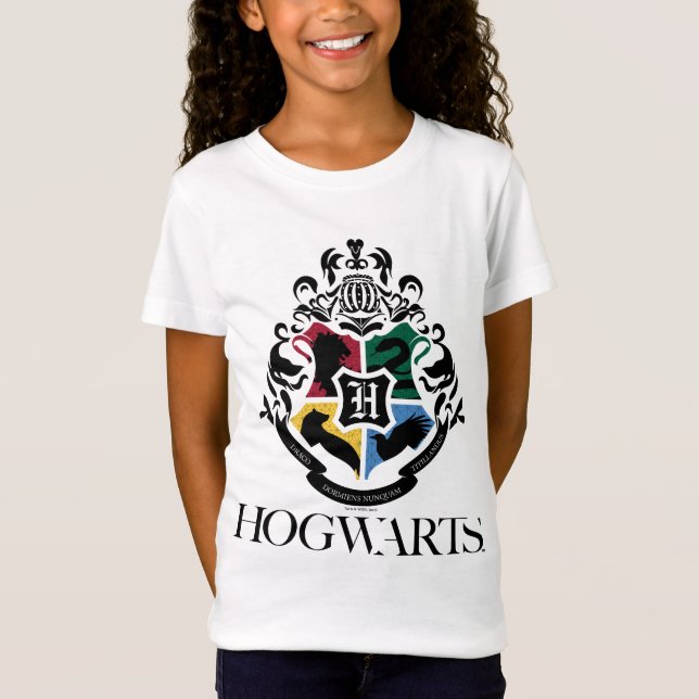 Camiseta Harry Potter | HOGWARTS™ Pride School Crest (Anverso)