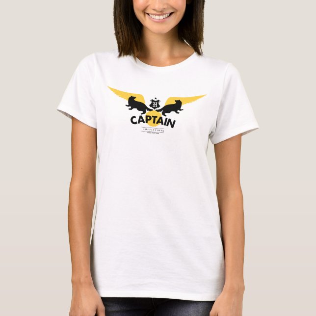 Camiseta Harry Potter | HUFFLEPUFF™ House Quidditch Captain (Anverso)