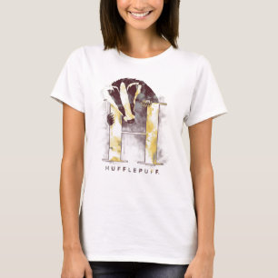 Camiseta Harry Potter HUFFLEPUFF™ Tejón Acuarela