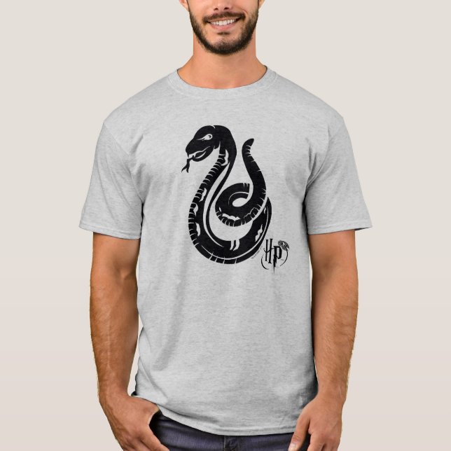 Camiseta Harry Potter | Icono de serpiente de Slytherin (Anverso)
