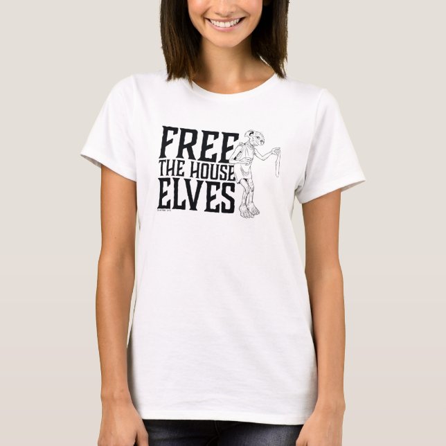 Camiseta Harry Potter | Liberar A Los Elfos De La Casa (Anverso)