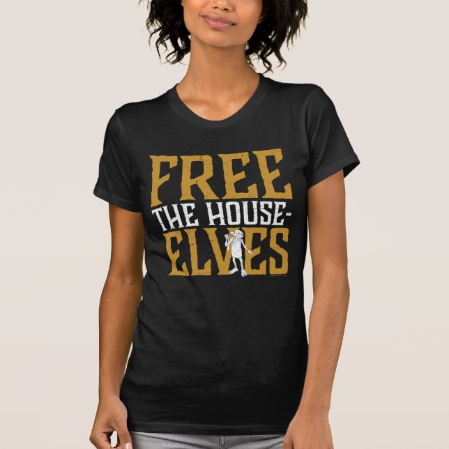 Camiseta Harry Potter | Liberar A Los Elfos De La Casa (Anverso)