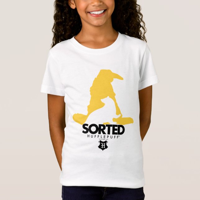 Camiseta Harry Potter | Ordenado en la casa HUFFLEPUFF™ (Anverso)