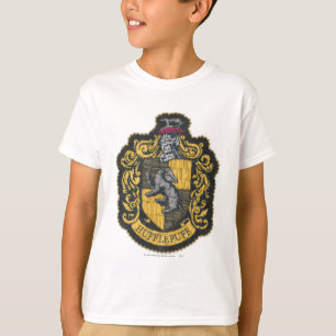 Camiseta Harry Potter   Parche Escudo Hufflepuff
