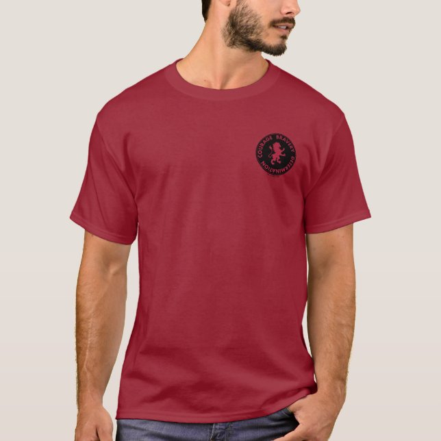 Camiseta Harry Potter | Rasgos de la Casa GRYFFINDOR™ Gráfi (Anverso)