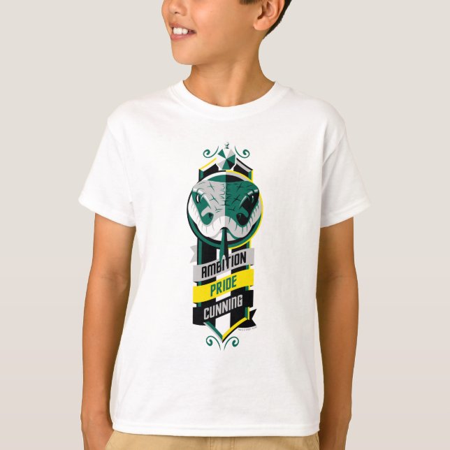 Camiseta Harry Potter| Sigilia de Trajes de Casa SLYTHERIN™ (Anverso)