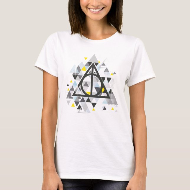 Camiseta Harry Potter | Símbolo geométrico de hormigón mort (Anverso)