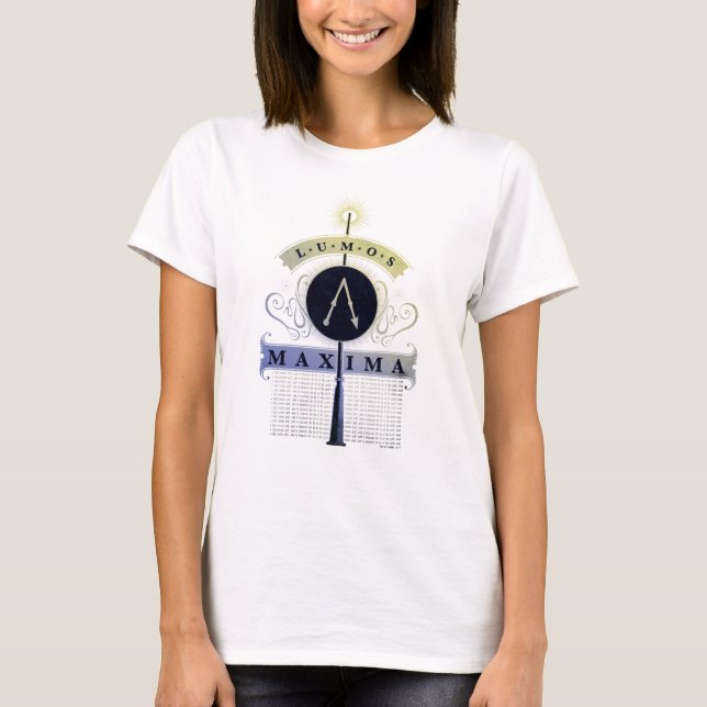 Camiseta Harry Potter Spell | Lumos Maxima Graphic (Anverso)