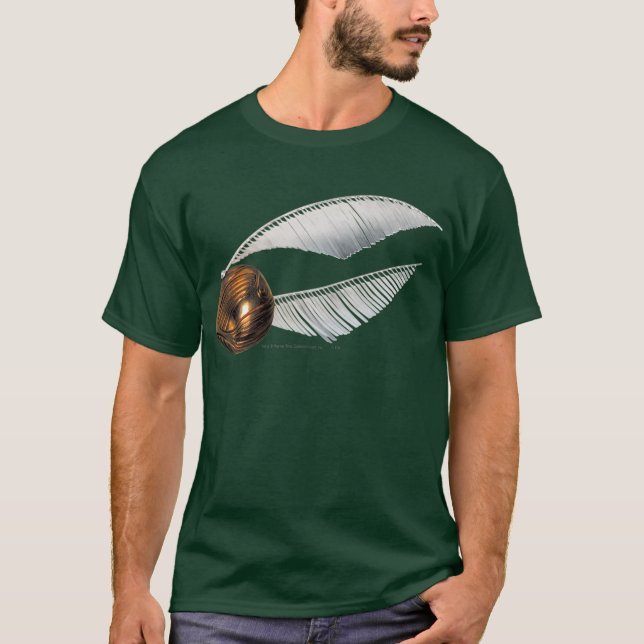 Camiseta Harry Potter Spell | Snowden dorado (Anverso)