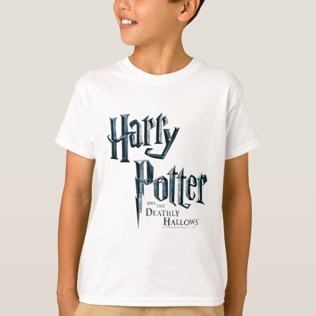 Camiseta Harry Potter y el logo de las mortales 1 (Anverso)