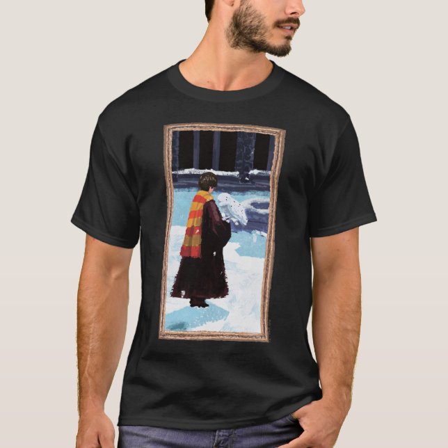 Camiseta HARRY POTTER™ y Hedwig en el patio de HOGWARTS™ (Anverso)