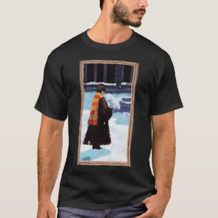 Camiseta HARRY POTTER™ y Hedwig en el patio HOGWARTS™