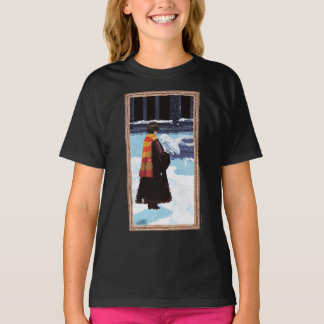 Camiseta HARRY POTTER™ y Hedwig en el patio HOGWARTS™