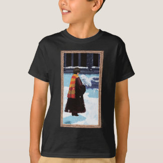 Camiseta HARRY POTTER™ y Hedwig en el patio HOGWARTS™