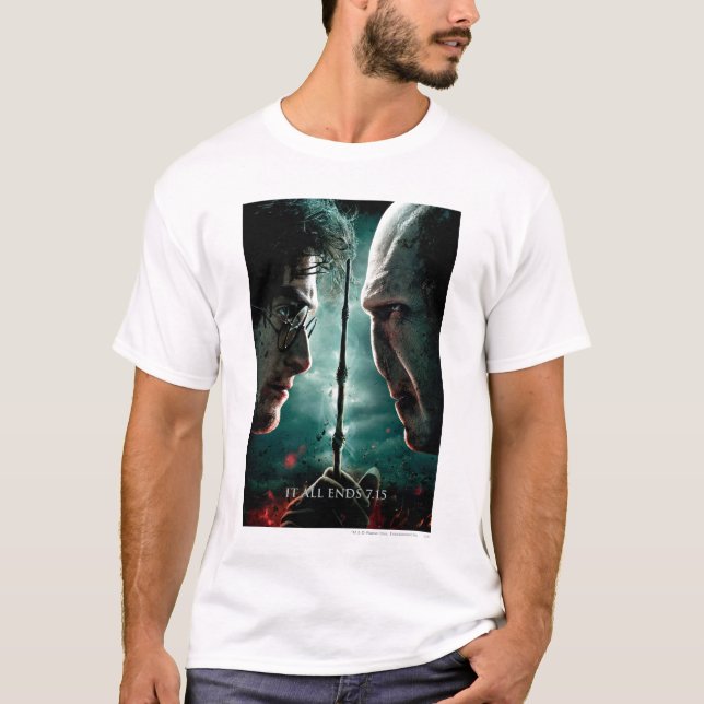 Camiseta Harry Potter y las Reliquias de la Muerte Parte 2 (Anverso)