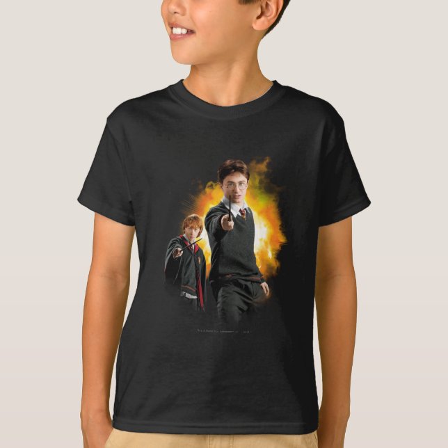 Camiseta Harry Potter y Ron Weasley (Anverso)