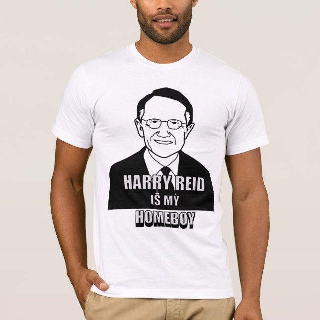 Camiseta ¡Harry Reid es mi Homeboy! (Anverso)