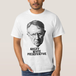 Camiseta Harry Reid: Preservativo blanco enojado