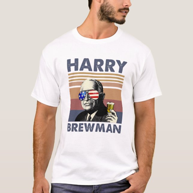 Camiseta Harry S. Truman Harry Brewman Beer (Anverso)