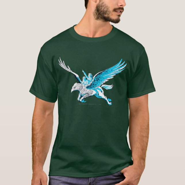 Camiseta Harry y Hermione en un Hippogriff (Anverso)