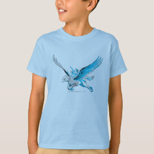 Camiseta Harry y Hermione en un Hippogriff