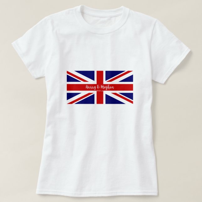 Camiseta Harry y Meghan | Conmemoración del Real Boda (Diseño del anverso)