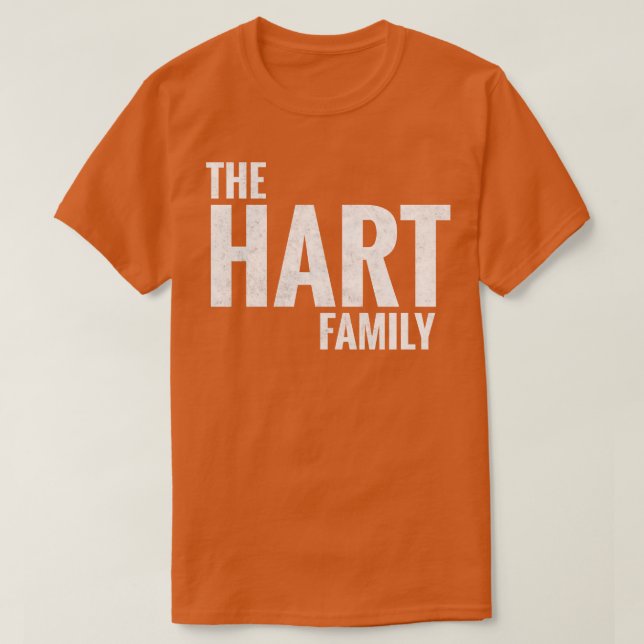 Camiseta Hart Family Hart Surname Hart Apellido 1 (Diseño del anverso)