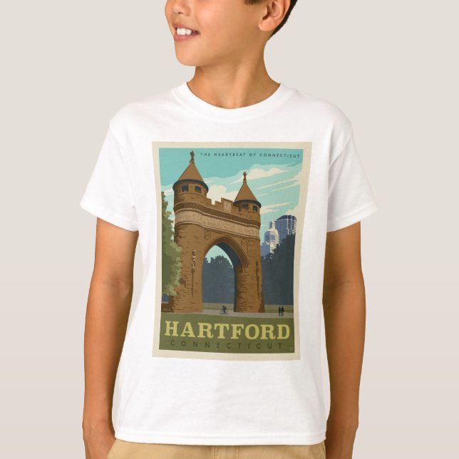 Camiseta Hartford, CT (Anverso)