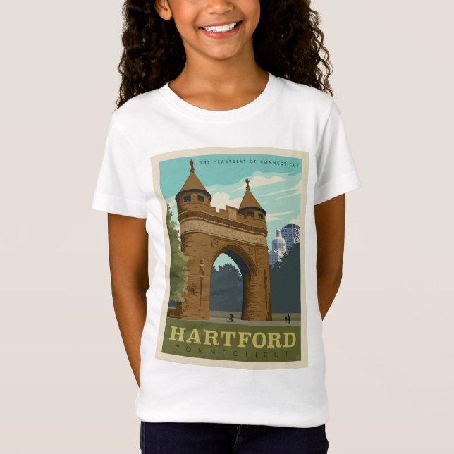 Camiseta Hartford, CT (Anverso)