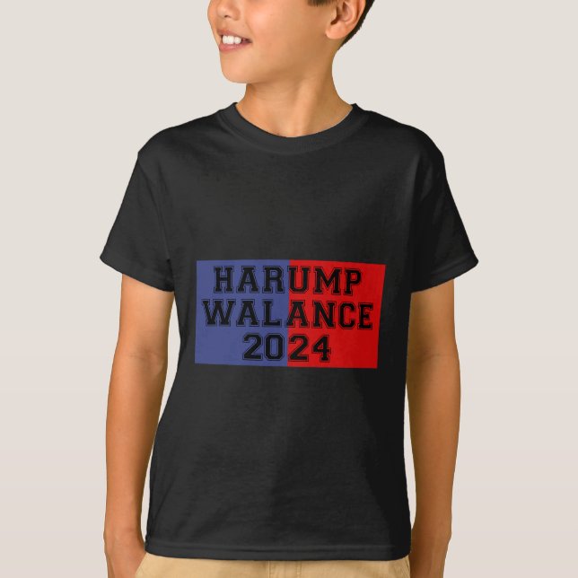 Camiseta Harump Walance 2024 Harris Trump Wheimer  (Anverso)